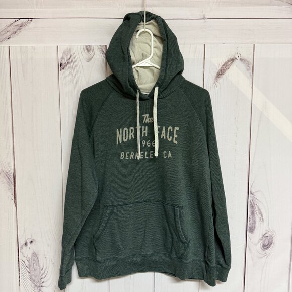 The North Face Women’s Graphic Hoodie XL Green Berkeley CA GUC - Picture 2 of 11